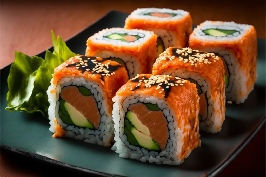 Spicy Tuna Rolls Sushi